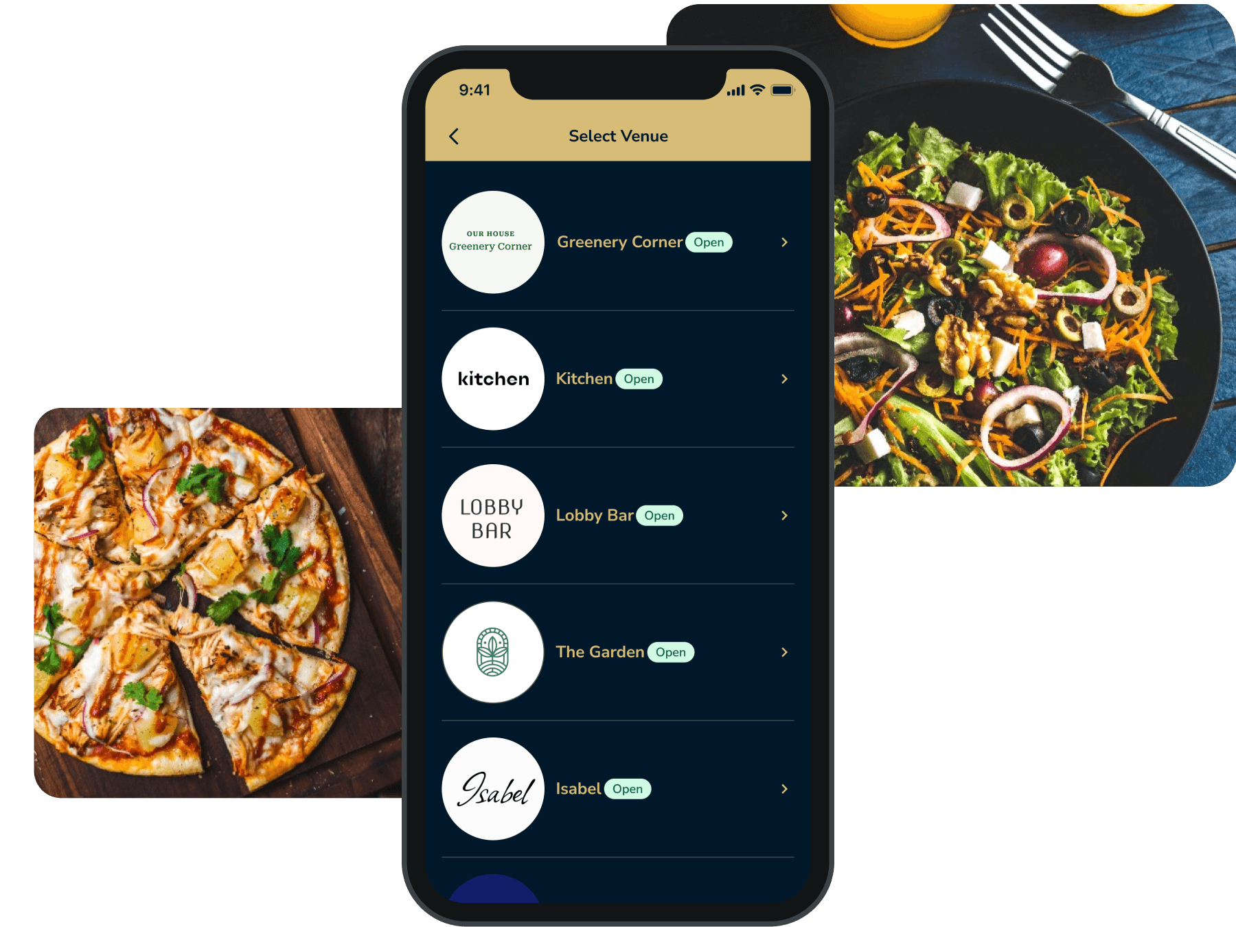 Single platform multiple enterprises screen.